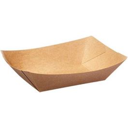 Hot Cold Food Biodegradable Brown Kraft Paper Lunch Box with Lid