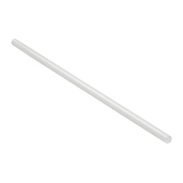 7.75 Clear Paper Wrapped Jumbo PLA Straws, Case of 6,000