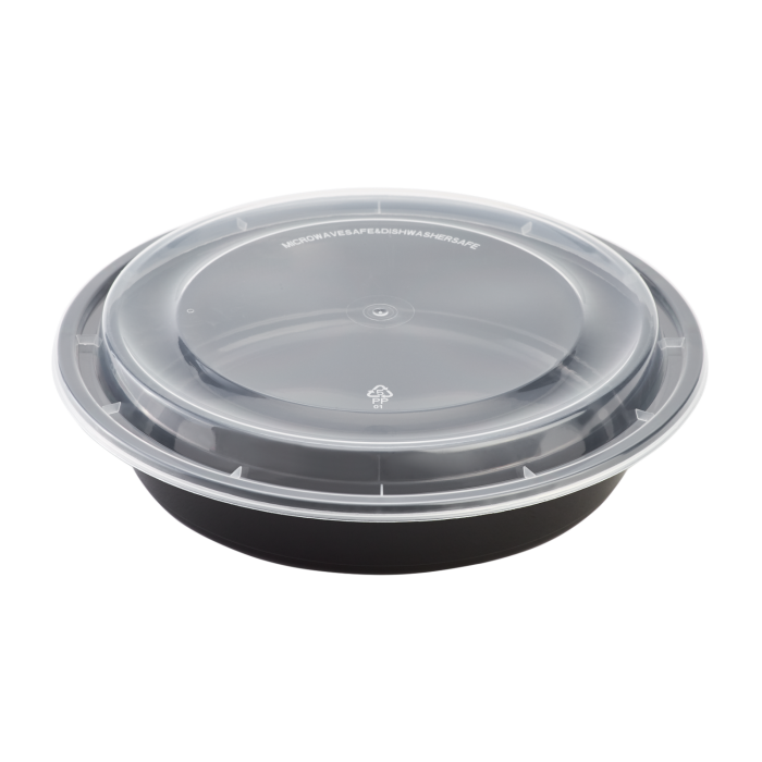 48 ct Deli Containers w/ Lids 16oz BPA-Free Plastic Meal Prep Clear Food Storage