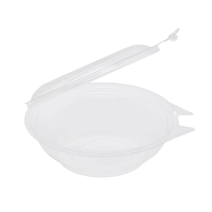 Clear Plastic Hinged Salad Container Disposable Plastic 32oz Salad
