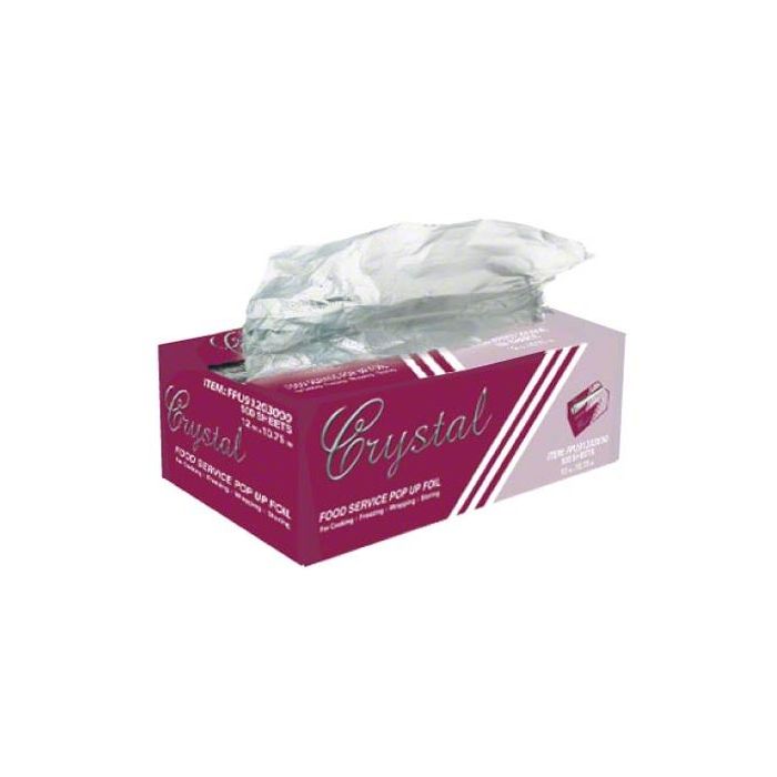 pop up aluminium foil sheets used in household and catering service